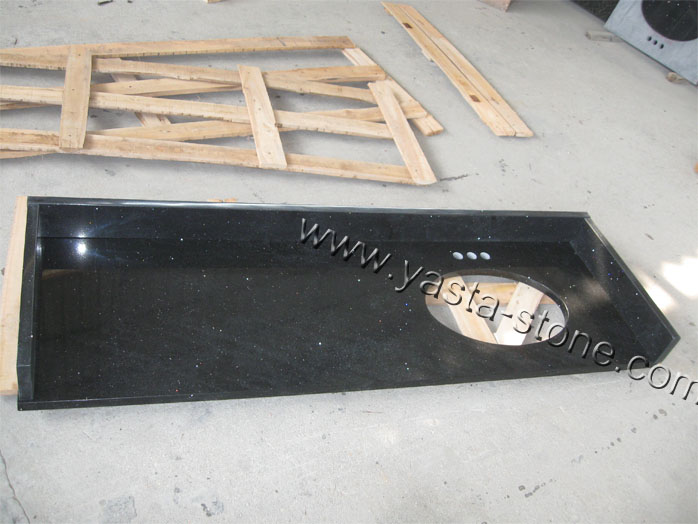 Black Quartz Vanity Tops